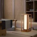 Japanese Natural Wood Floor Lamp