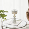 Modern Minimalist Aluminum Marble USB LED Table Lamp