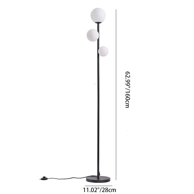 Contemporary Gold 3-Light Floor Lamp