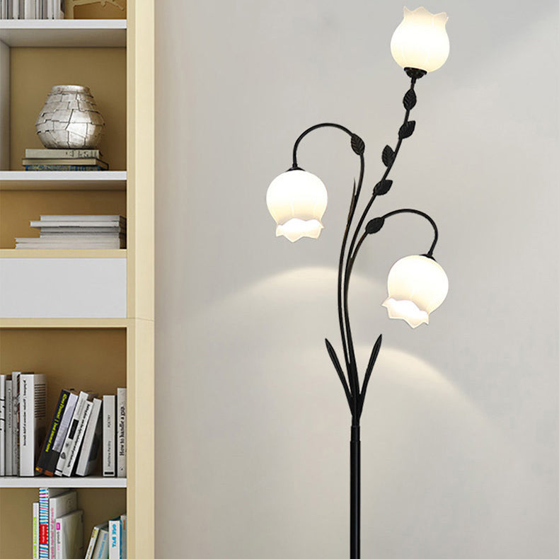 Modern Minimalist White 3-Light Floor Lamp