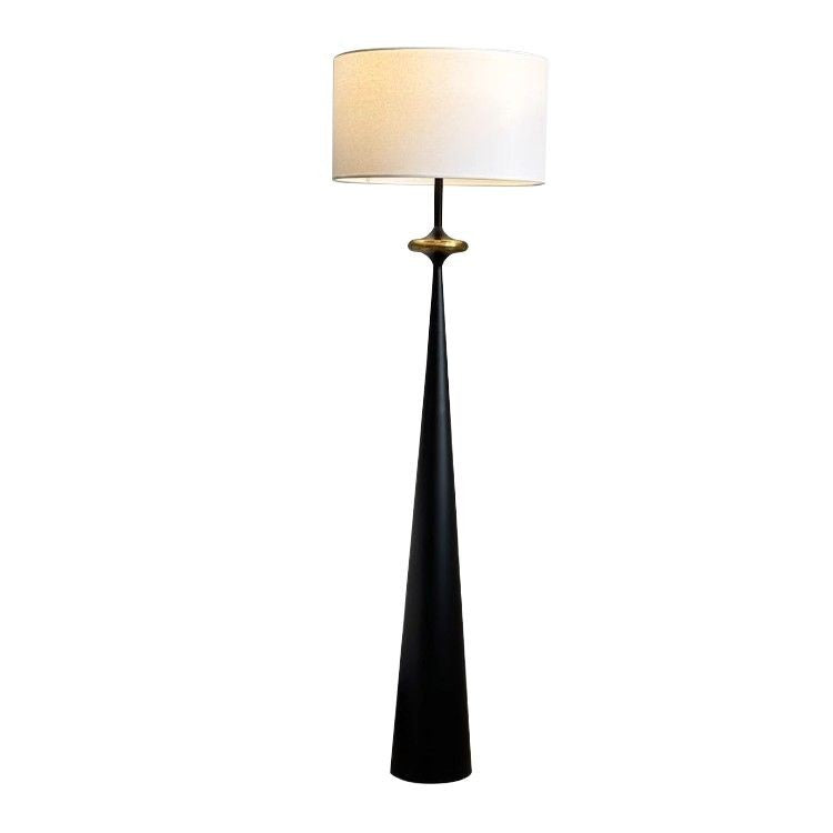 Japanese Walnut Floor Lamp