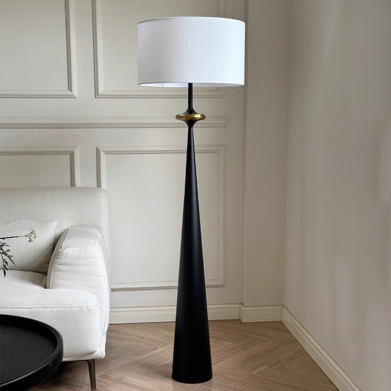 Japanese Walnut Floor Lamp