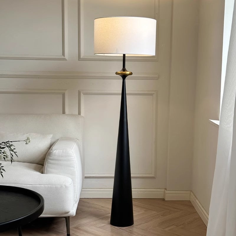 Japanese Walnut Floor Lamp