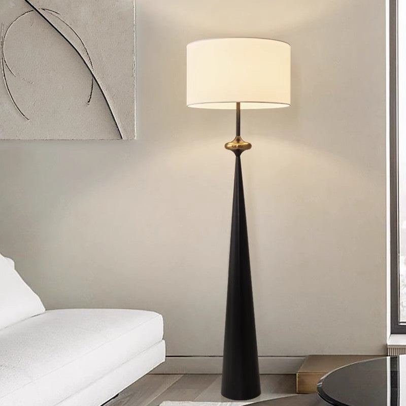 Japanese Walnut Floor Lamp