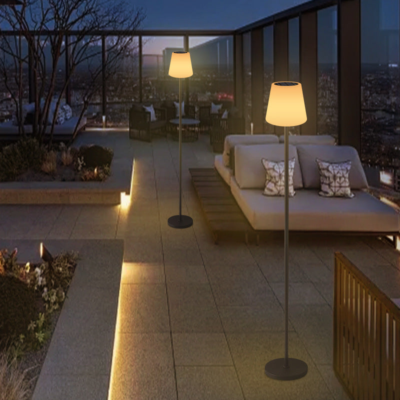 Modern Minimalist Black Outdoor Stake Light