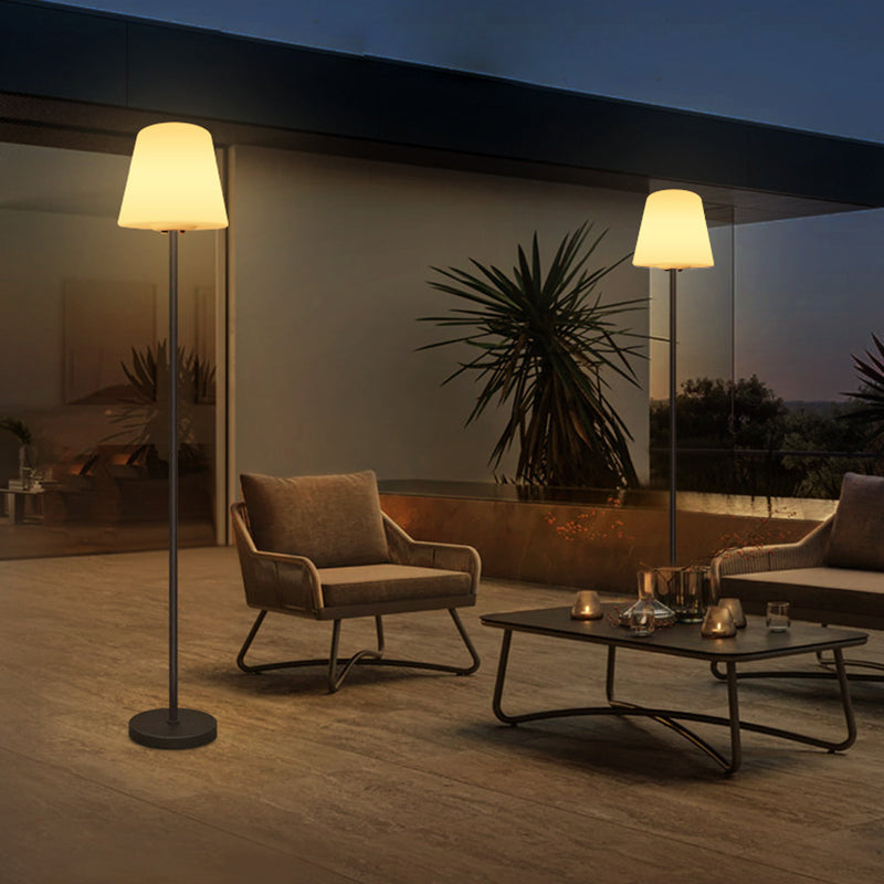 Modern Minimalist Black Outdoor Stake Light
