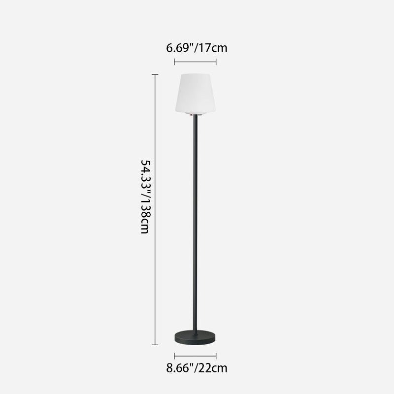 Modern Minimalist Black Outdoor Stake Light