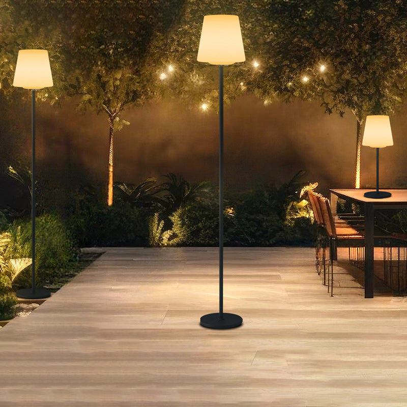 Modern Minimalist Black Outdoor Stake Light