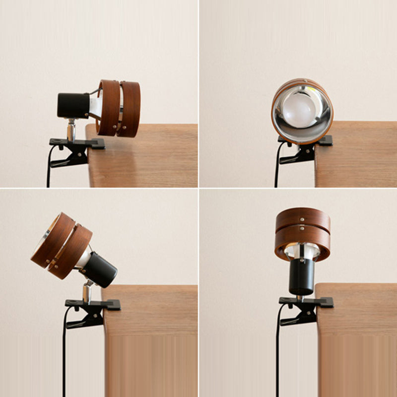 Traditional Japanese Round Clip Table Lamp Table Lamp