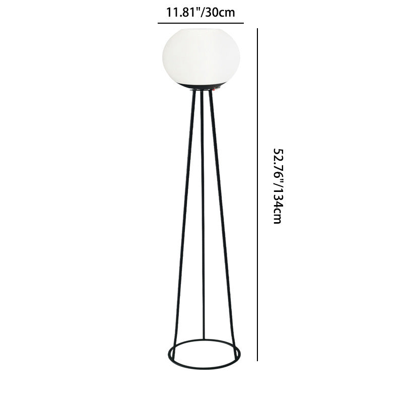 Modern Minimalist White Outdoor Stake Light