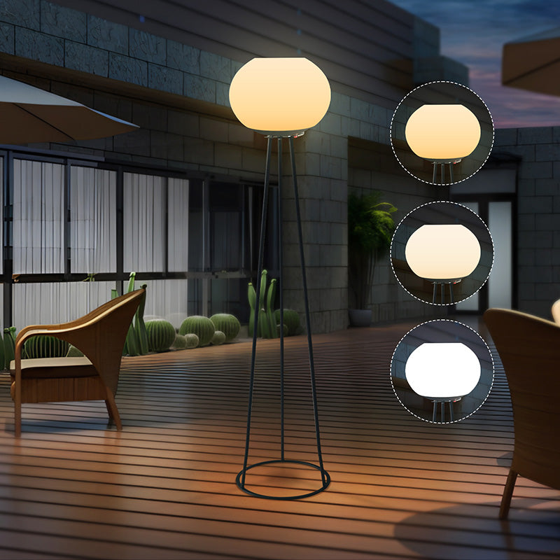 Modern Minimalist White Outdoor Stake Light