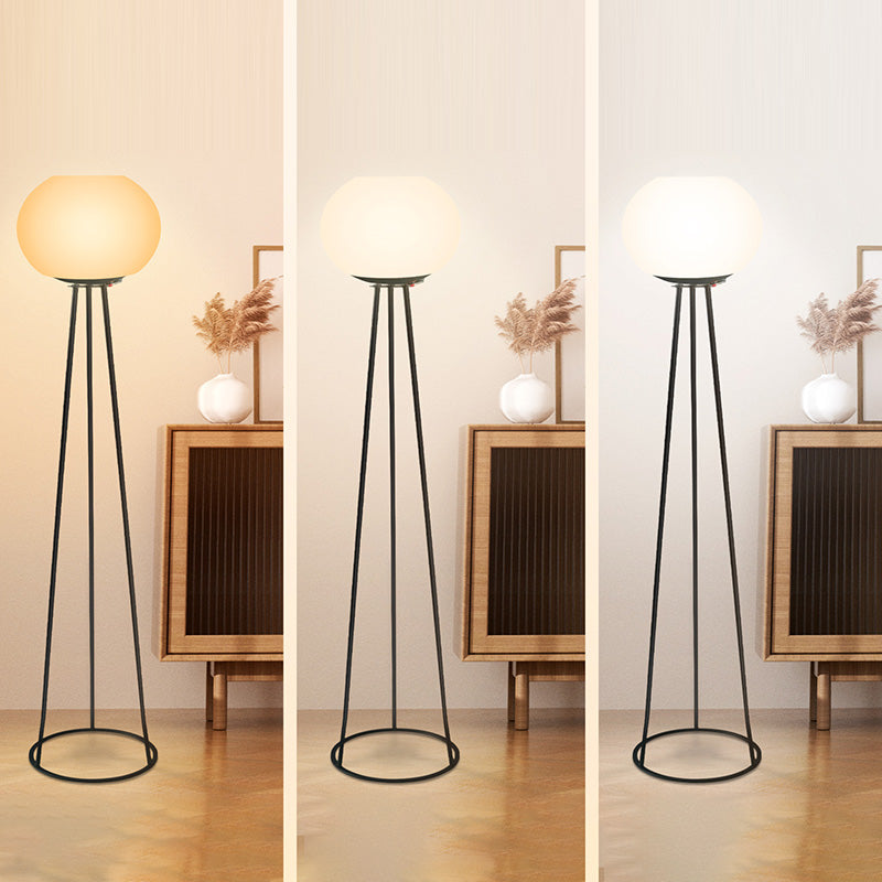 Modern Minimalist White Outdoor Stake Light