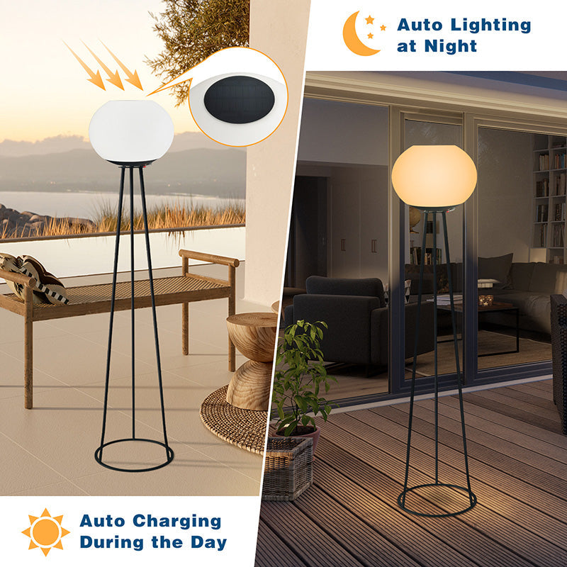 Modern Minimalist White Outdoor Stake Light