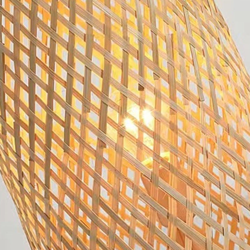Traditional Chinese Yellow Floor Lamp