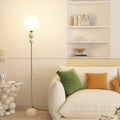 Modern Minimalist Beige Floor Lamp