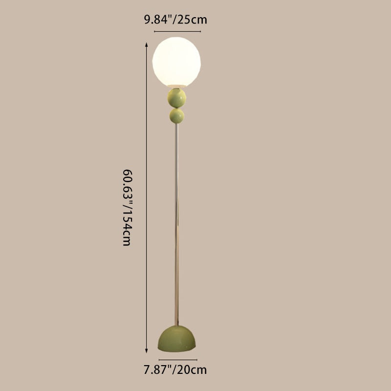Modern Minimalist Beige Floor Lamp