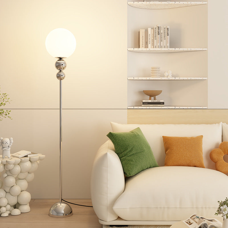 Modern Minimalist Beige Floor Lamp