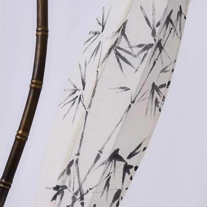Traditional Chinese Black Floor Lamp