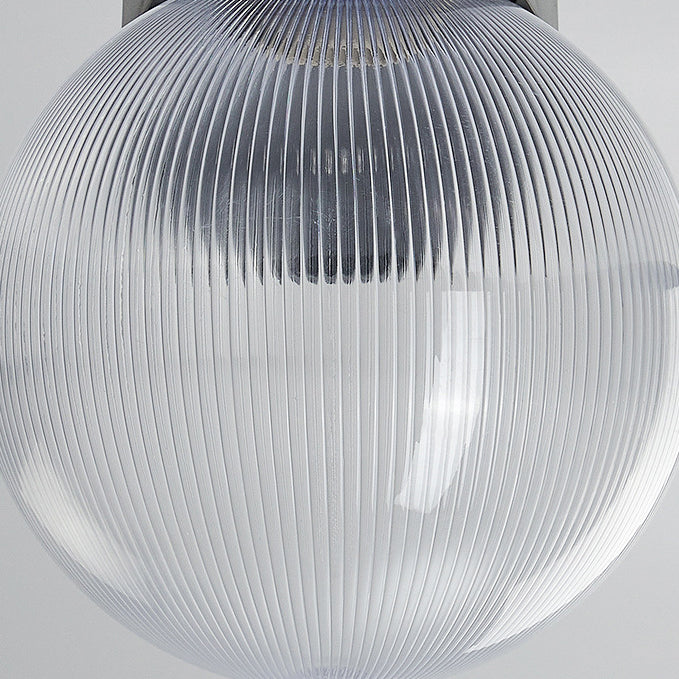 Modern Waterproof Orb Polycarbonate Outdoor Wall Sconce