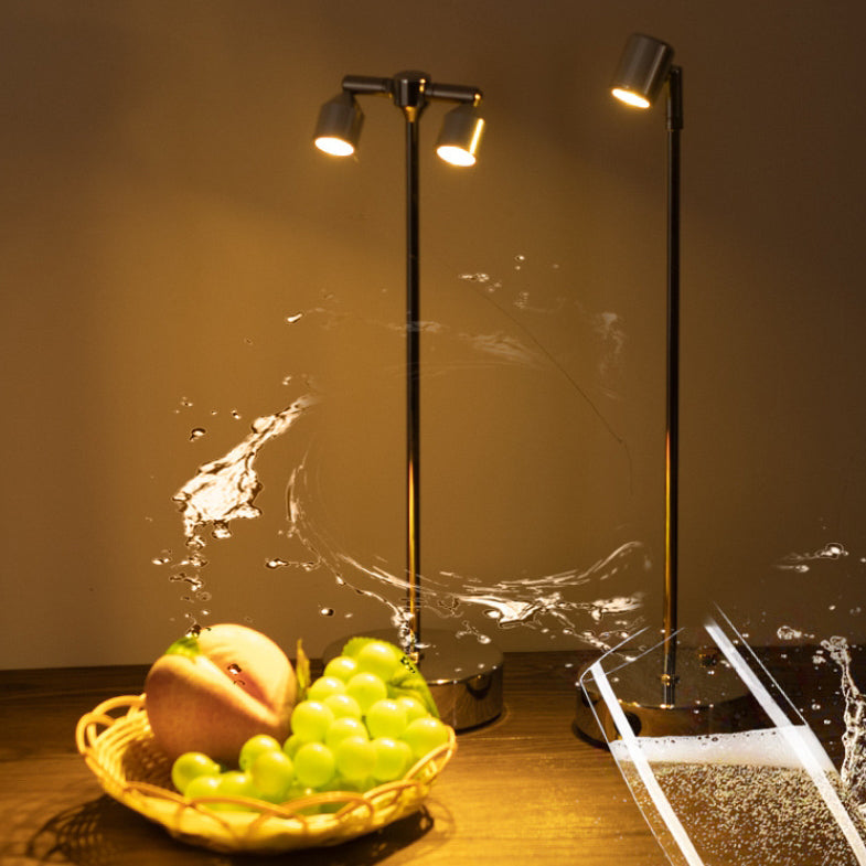 Modern Minimalist Cylindrical Iron LED Table Lamp