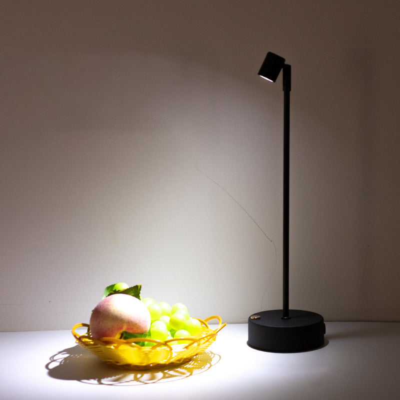 Modern Minimalist Cylindrical Iron LED Table Lamp