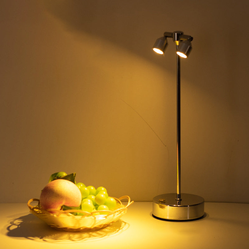 Modern Minimalist Cylindrical Iron LED Table Lamp