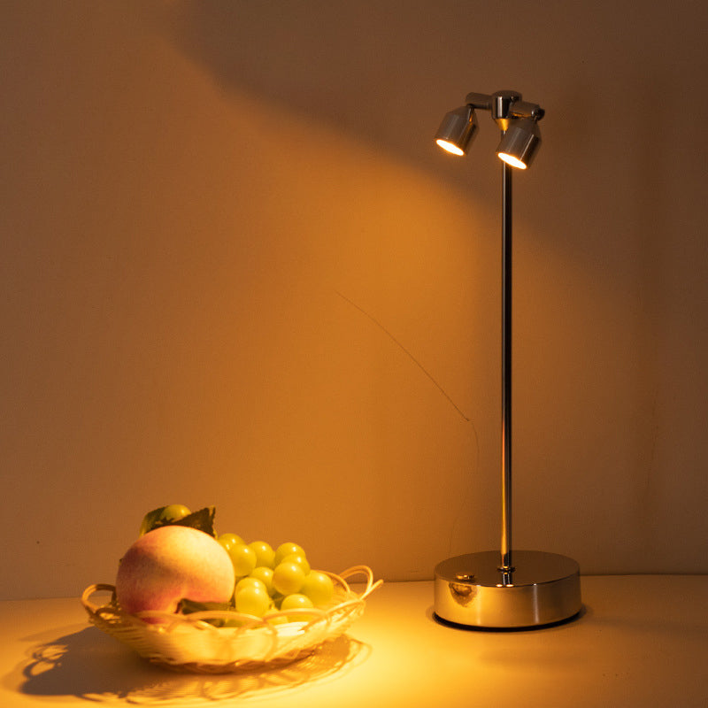 Modern Minimalist Cylindrical Iron LED Table Lamp