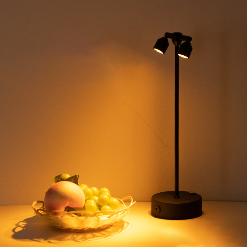 Modern Minimalist Cylindrical Iron LED Table Lamp