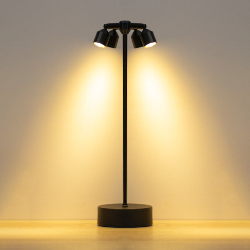 Modern Minimalist Cylindrical Iron LED Table Lamp