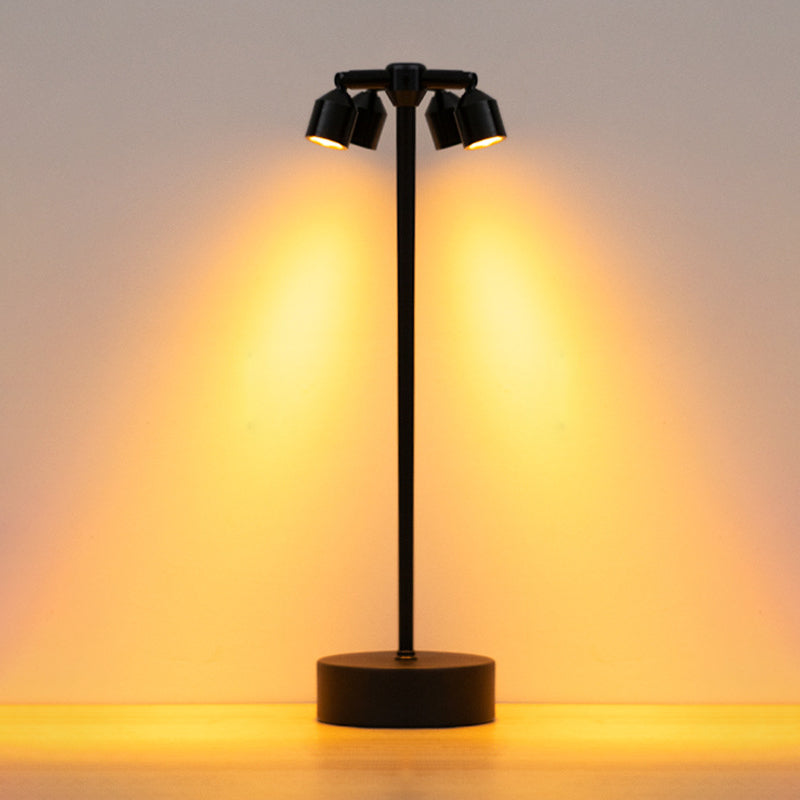 Modern Minimalist Cylindrical Iron LED Table Lamp