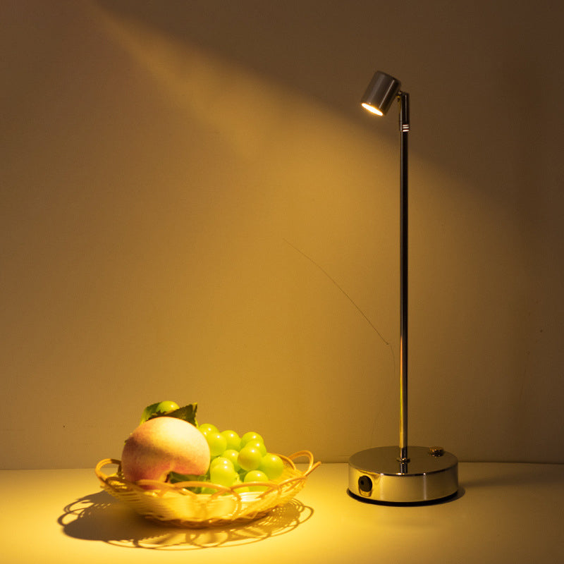 Modern Minimalist Cylindrical Iron LED Table Lamp