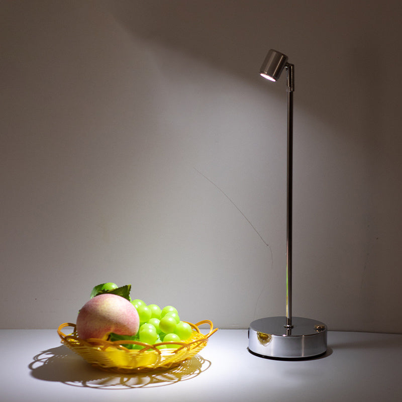 Modern Minimalist Cylindrical Iron LED Table Lamp