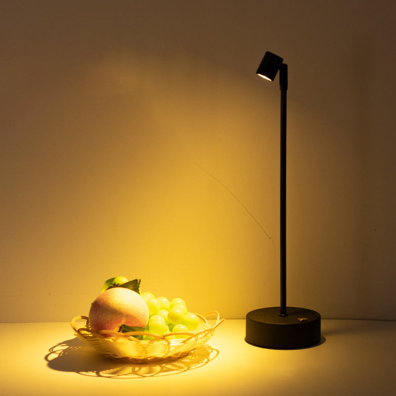 Modern Minimalist Cylindrical Iron LED Table Lamp