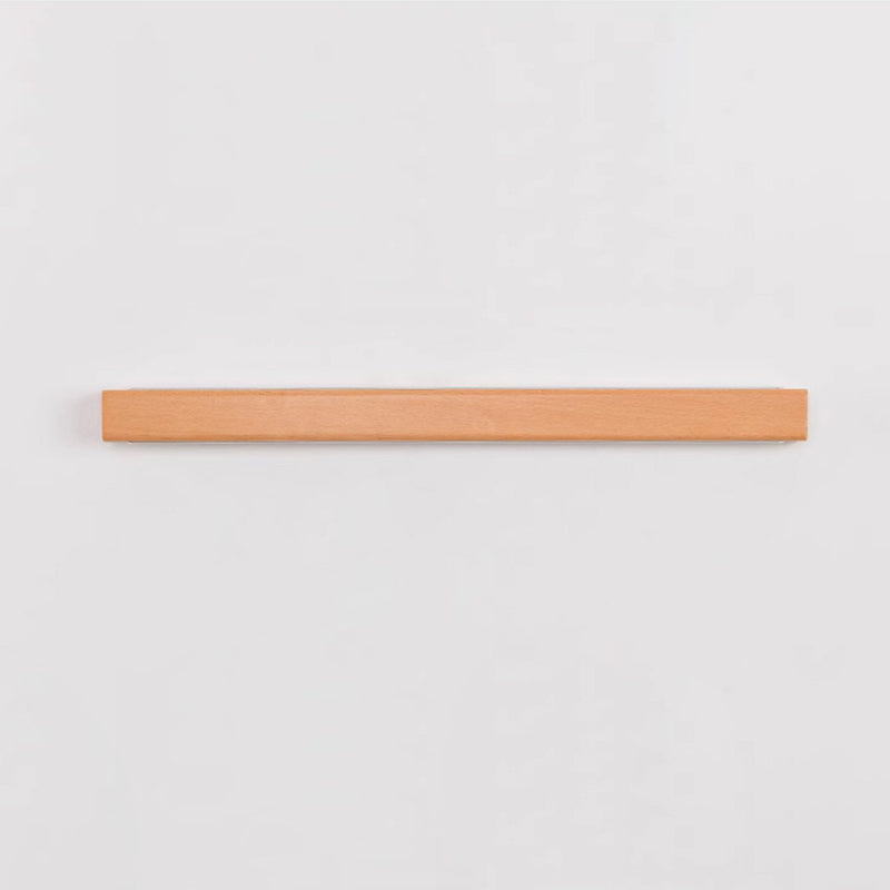 Japanese Simple Solid Wood Strip LED Wall Sconce