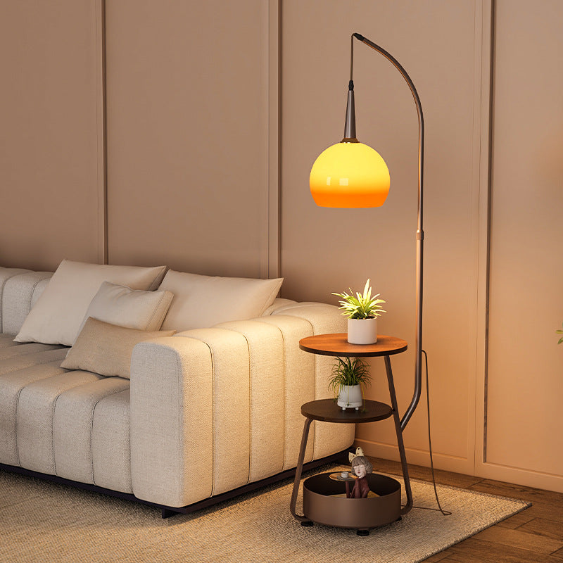 Retro Brown Floor Lamp
