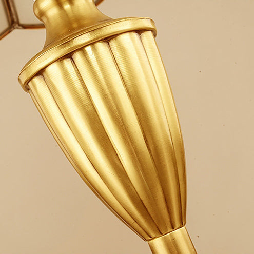 European Gold Floor Lamp