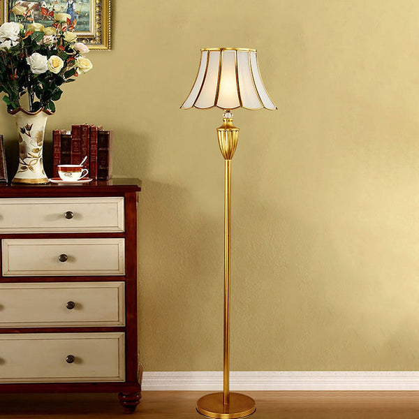 European Gold Floor Lamp
