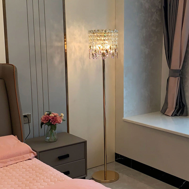 Traditional White Floor Lamp