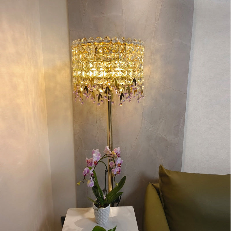 Traditional White Floor Lamp