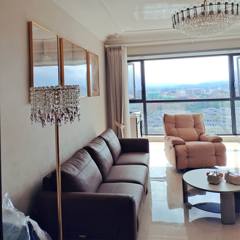 Traditional White Floor Lamp