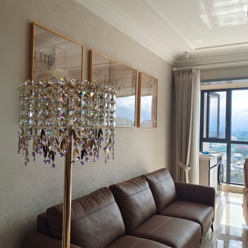 Traditional White Floor Lamp