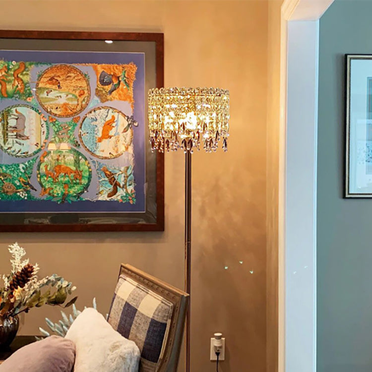 Traditional White Floor Lamp