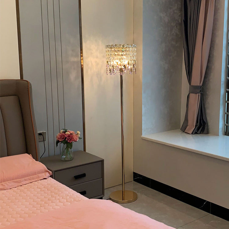 Traditional White Floor Lamp