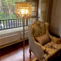 Traditional White Floor Lamp