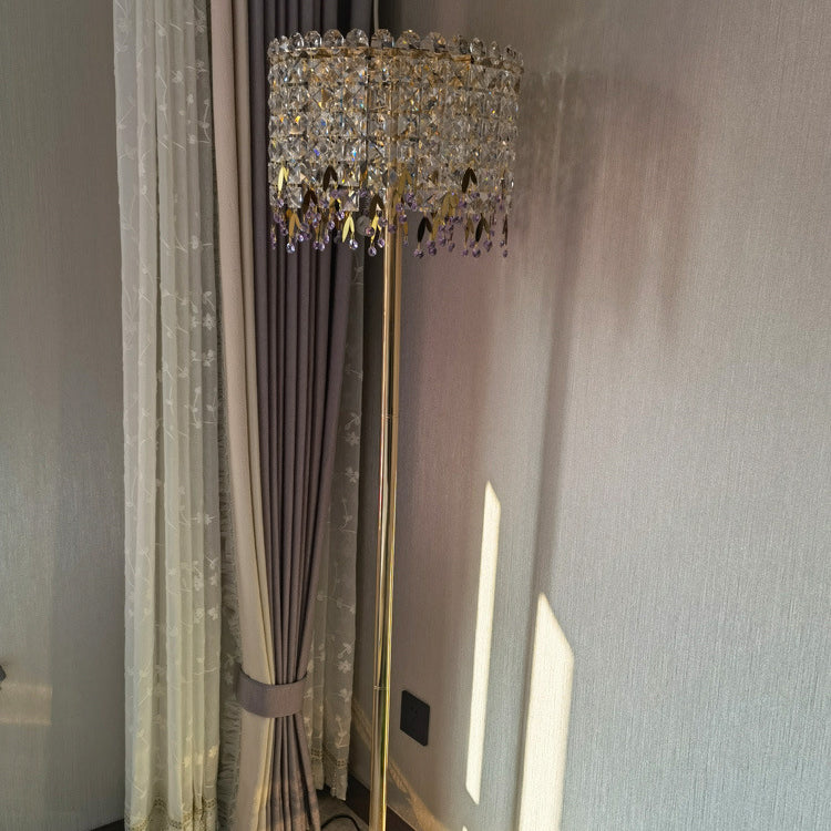 Traditional White Floor Lamp
