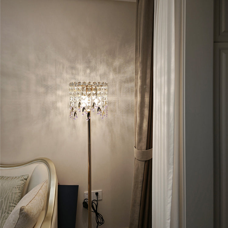 Traditional White Floor Lamp