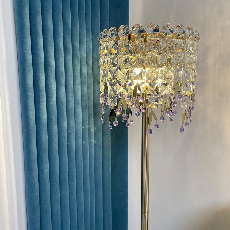 Traditional White Floor Lamp