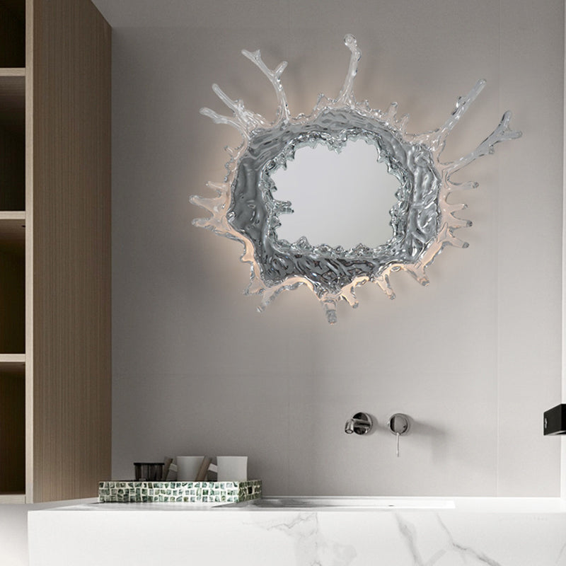 Contemporary Water Drop Stainless Steel LED Vanity Wall Sconce