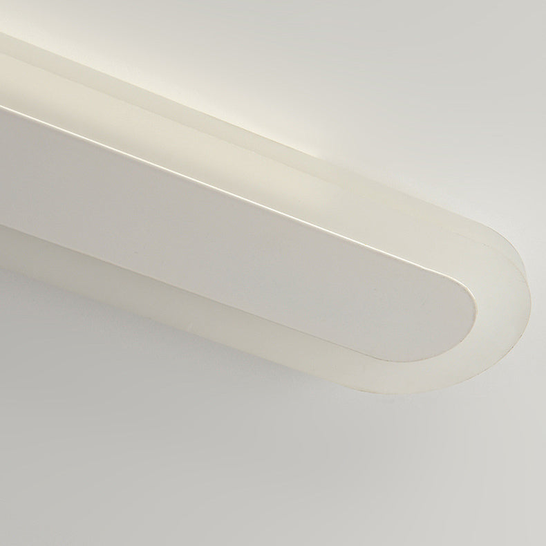 Modern Minimalist Rectangle Long Line Iron LED Wall Sconce