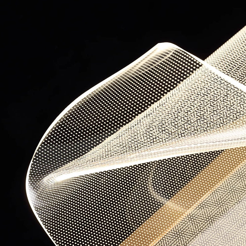Creative Irregular Transparent Aluminum Acrylic Table Lamp